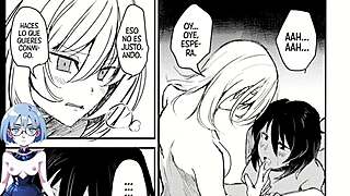 The midnight visitor arrives in the anime hentai game