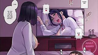 In this anime, the guy becomes friends with benefits with his girlfriend's mom