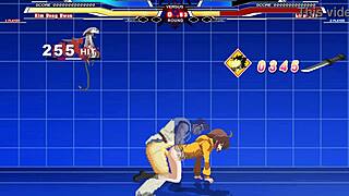 Dongwan slams Rinne in wild hentai cumshot action!