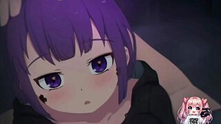 My anime boyfriend came over just to suck and fuck me hard