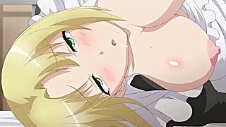 This hentai episode features intense blowjobs and ass play in Jitaku Keibiin 2 Ep 5