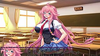 I’m obsessed with Saimin Class anime, got banged in classroom POV!