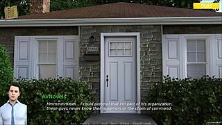 Rosewater Manor 111 unfolds with a cute teen flaunting big tits in a sexy outfit.