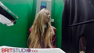 First time gay experience: Big boobs and facial cumshot