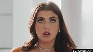 Blacked cock hungry Gal Ritchie dominates his monster cock in epic first scene