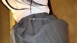 I fucked that pretty colombian student after classes in the motel and came inside.