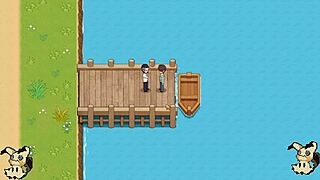 Playing hentai game village rhapsody part 1 in spanish narration