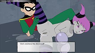 18TITANS EPISODE 60 with cartoon characters in dating game