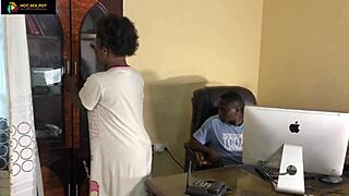 My HR Fuck Me So Badly As A Results Of Not Cleaning His Office Earlier Before He Came To Work On Monday Morning