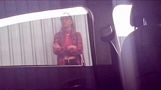 Risky public masturbation for student who liked my dick