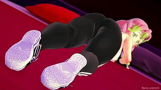 Mitsuri Kanroji Wants to Have Fun Giving Handjobs in Sports Attire Hentai