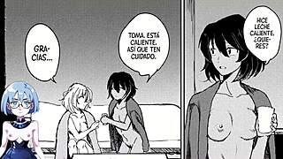 The midnight visitor arrives in the anime hentai game