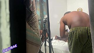 Behind the scenes of a wild porn shoot set