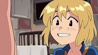 Вау, хентай-пародия на Fallout — дикий порно-секс! 🔥