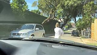 Did a stranger just help me cum in the car?