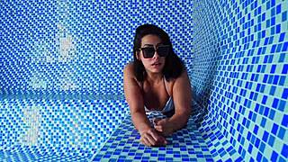 man, i can't believe this big ass colombian milf banged a young guy in public sauna till he exploded! kylei ellish & dani clark