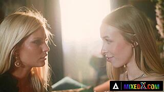 mixedx - steamy lesbian threesome with witch stepsisters and new roommate