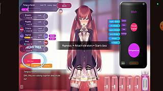 Let's train the bitch in this hentai game outdoors