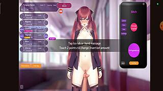 Let's train the bitch in this hentai game outdoors