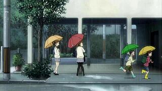 The girls in K-on say, Let's enjoy this music episode