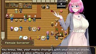 horny client grabs waitress tits in philana elixir part two!!