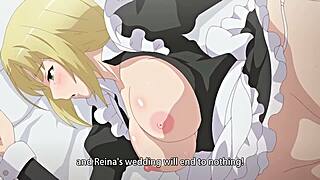 This hentai episode features intense blowjobs and ass play in Jitaku Keibiin 2 Ep 5