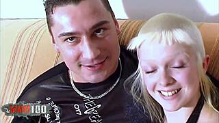 Hot young punkie girl Lili taking thick cock in anal?