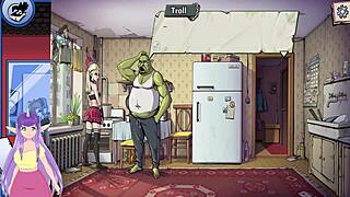 Hot elf blonde in souper game demo 😍