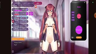 Let's train the bitch in this hentai game outdoors