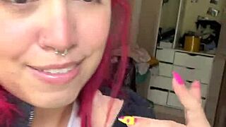 First Time Redhead Screwed by Apartment Owner!