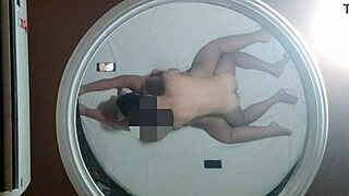 Enjoying hot sex with the chubby bear guy, fingering and fucking hard