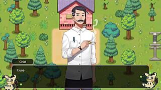 Playing hentai game village rhapsody part 1 in spanish narration