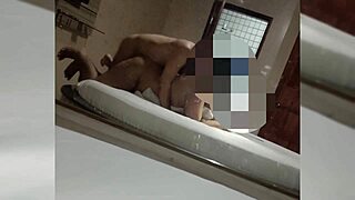 Enjoying hot sex with the chubby bear guy, fingering and fucking hard
