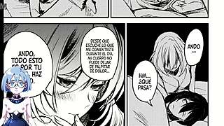 The midnight visitor arrives in the anime hentai game