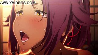 yoruichi dominates in wild anime hentai action with raw intensity. her moves leave everyone stunned and craving more.