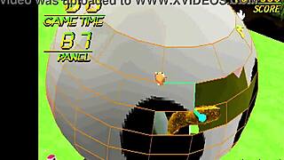 3D animated game with risqué dancing eyes from Namco