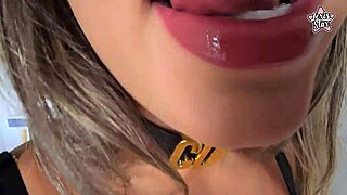 My curvy step mom in lingerie allowed me to finish on her big tits. What a thrill!