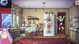 Hot elf blonde in souper game demo 😍