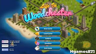 Life in Woodchester part 1 in anime game 😄