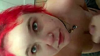 Amber kneels for her daddy in a homemade video