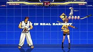 Dongwan slams Rinne in wild hentai cumshot action!