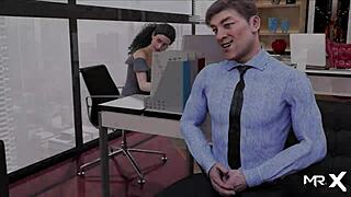 Fashion business episode where the whole department wants to know the color of the panties e2 51