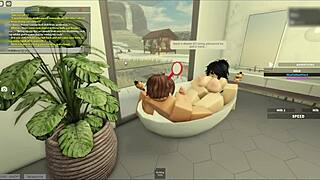 Intense Rough Sex With Wife In Bath