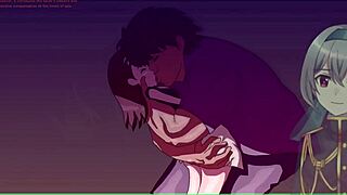 Anime hentai machine sparks wild room visit.