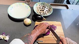 Wow! Curvy Hot Ebony MILF Carla Morelli Bangs Chef’s Big Cock for Comfort After Date!