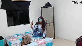 Colombian student boldly enters homemade porn casting.