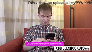 big boobed babe handles her step-brother's fat cock with ease