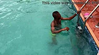 after pool fun, i fucked a curvy bbw for oiled cumshot.