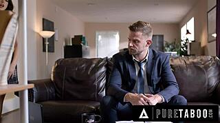 Pure Taboo, Desperate Student Gal Ritchie Gets Creampied by Principal Vince