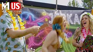 i can’t beleive this jerkaoke summertime orgy got me bent over. madison morgan n rosalyn sphinx r wild!